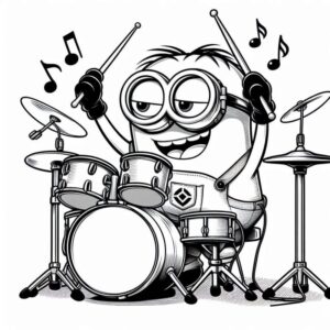 Desenho de Minion Desenho Colorir Imprimir 131