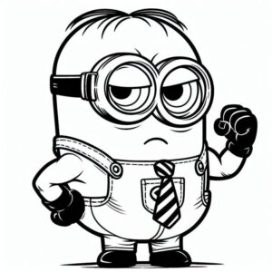 Desenho de Minion Desenho Colorir Imprimir 134