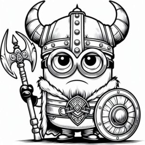 Desenho de Minion Desenho Colorir Imprimir 136