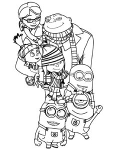 Desenho de Minion Desenho Colorir Imprimir 143