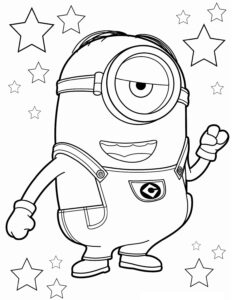 Desenho de Minion Desenho Colorir Imprimir 145