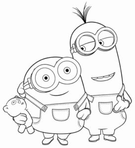 Desenho de Minion Desenho Colorir Imprimir 147 (2)