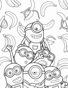 Desenho de Minion Desenho Colorir Imprimir 147