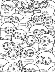 Desenho de Minion Desenho Colorir Imprimir 148