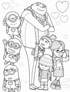 Desenho de Minion Desenho Colorir Imprimir 151