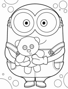 Desenho de Minion Desenho Colorir Imprimir 152