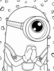 Desenho de Minion Desenho Colorir Imprimir 153