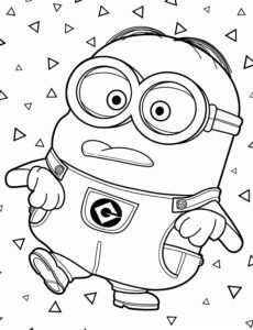 Desenho de Minion Desenho Colorir Imprimir 154