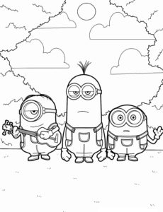 Desenho de Minion Desenho Colorir Imprimir 155
