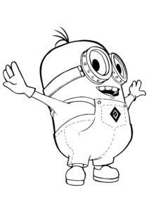 Desenho de Minion Desenho Colorir Imprimir 156