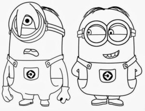 Desenho de Minion Desenho Colorir Imprimir 159