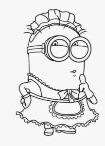 Desenho de Minion Desenho Colorir Imprimir 160