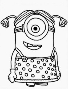 Desenho de Minion Desenho Colorir Imprimir 161