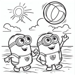 Desenho de Minion Desenho Colorir Imprimir 163