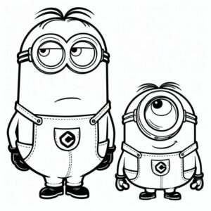 Desenho de Minion Desenho Colorir Imprimir 164