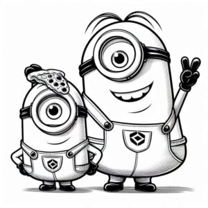 Desenho de Minion Desenho Colorir Imprimir 167