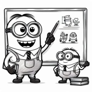 Desenho de Minion Desenho Colorir Imprimir 168