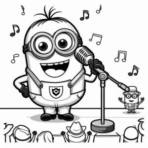 Desenho de Minion Desenho Colorir Imprimir 169
