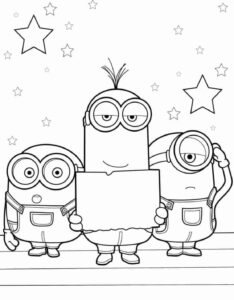 Desenho de Minion Desenho Colorir Imprimir 170