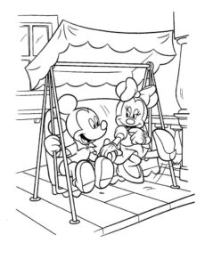 Desenho de Minnie Desenho Colorir Imprimir 008