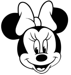 Desenho de Minnie Desenho Colorir Imprimir 041