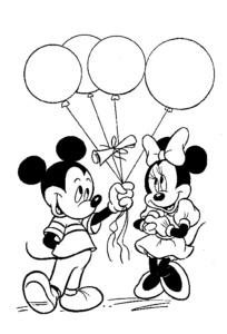 Desenho de Minnie Desenho Colorir Imprimir 046