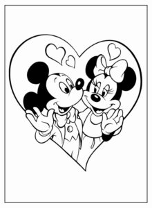 Desenho de Minnie Desenho Colorir Imprimir 053