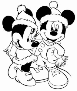 Desenho de Minnie Desenho Colorir Imprimir 057