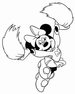 Desenho de Minnie Desenho Colorir Imprimir 082