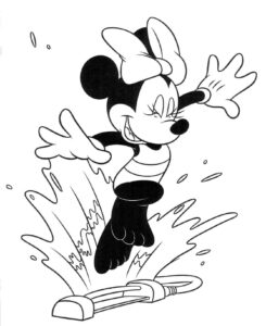 Desenho de Minnie Desenho Colorir Imprimir 100