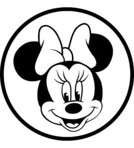 Desenho de Minnie Desenho Colorir Imprimir 102