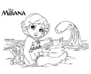Desenho de Moana Desenho Colorir Imprimir 052