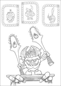Desenho de Moana Desenho Colorir Imprimir 064