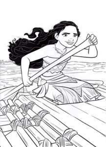 Desenho de Moana Desenho Colorir Imprimir 066