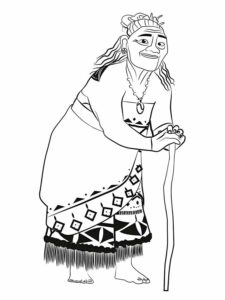 Desenho de Moana Desenho Colorir Imprimir 121