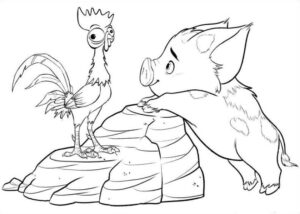 Desenho de Moana Desenho Colorir Imprimir 131
