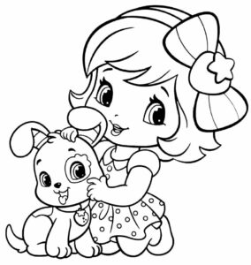 Desenho de Moranguinho Desenho Colorir Imprimir 02