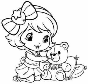 Desenho de Moranguinho Desenho Colorir Imprimir 03