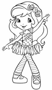 Desenho de Moranguinho Desenho Colorir Imprimir 04