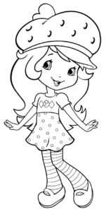 Desenho de Moranguinho Desenho Colorir Imprimir 09