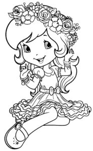 Desenho de Moranguinho Desenho Colorir Imprimir 11