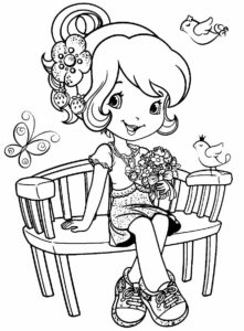 Desenho de Moranguinho Desenho Colorir Imprimir 12