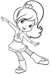 Desenho de Moranguinho Desenho Colorir Imprimir 13