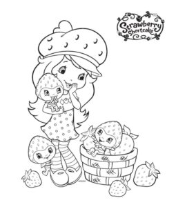 Desenho de Moranguinho Desenho Colorir Imprimir 14
