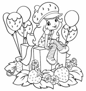 Desenho de Moranguinho Desenho Colorir Imprimir 15