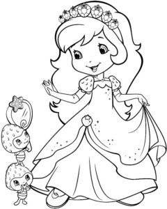 Desenho de Moranguinho Desenho Colorir Imprimir 16