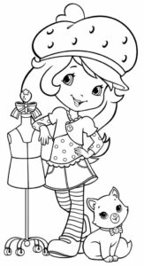 Desenho de Moranguinho Desenho Colorir Imprimir 19