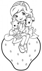 Desenho de Moranguinho Desenho Colorir Imprimir 20