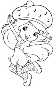 Desenho de Moranguinho Desenho Colorir Imprimir 22