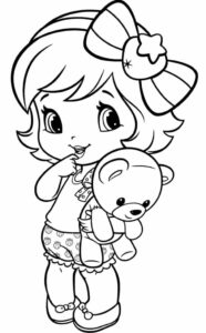 Desenho de Moranguinho Desenho Colorir Imprimir 25